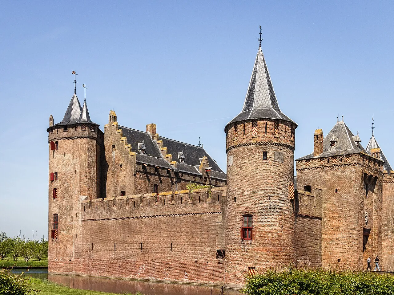 Medieval Muiderslot Castle in Muiden